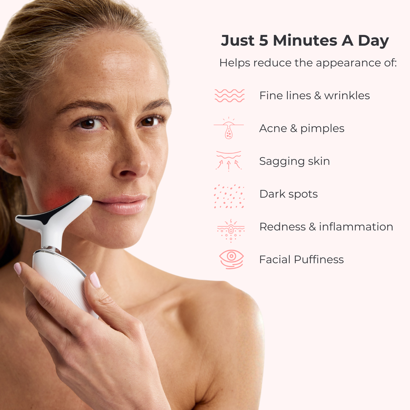 Lumina Sculpteur Facial LED 7-en-1