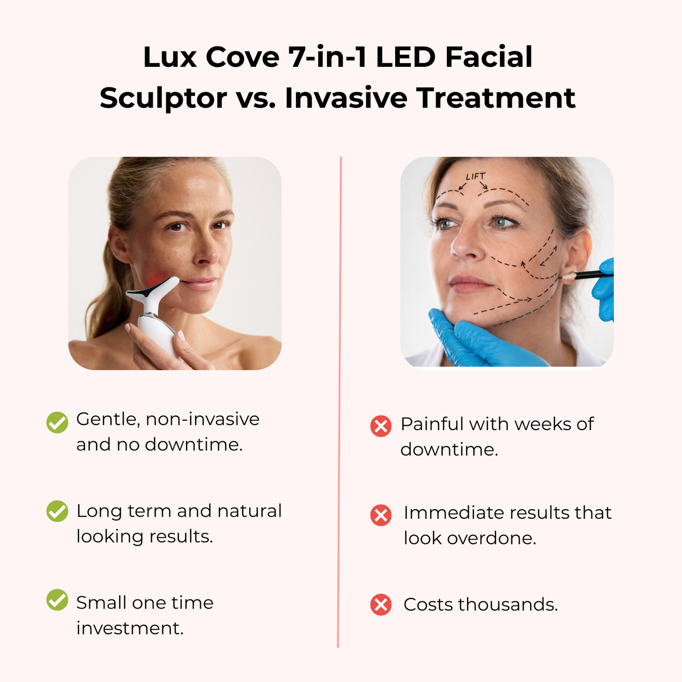 Lumina Sculpteur Facial LED 7-en-1