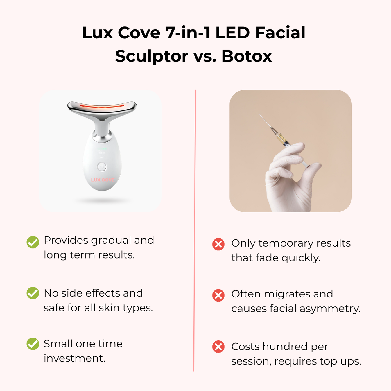 Lumina Sculpteur Facial LED 7-en-1